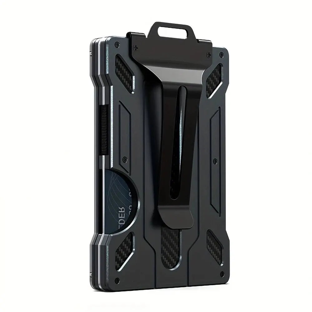Anti-Theft Aluminum Alloy Work Card & ID Holder