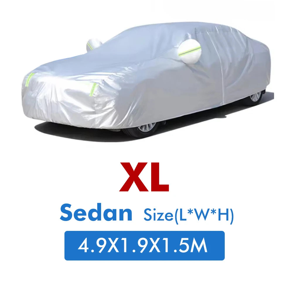 Universal Car Snow & Dust Cover Outdoor Protection