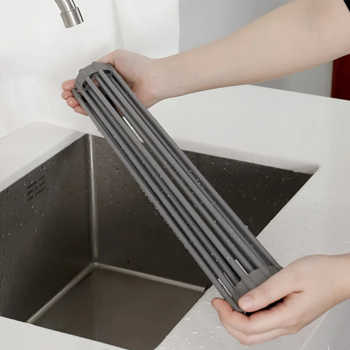 Multifunctional Kitchen Sink Organizer Dishwashing Mat