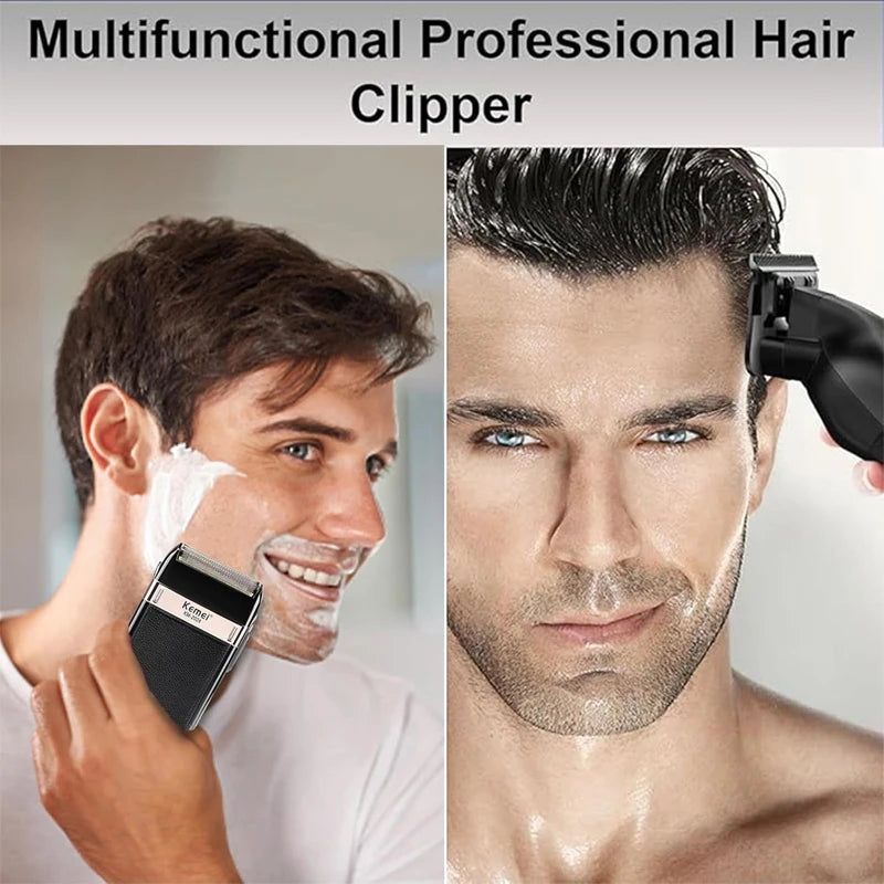 Professional Hair Clipper Kit Electric Trimmer for Men