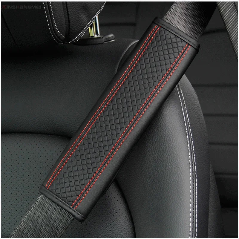 PU Leather Seat Belt Cover Car Safety Shoulder Pad