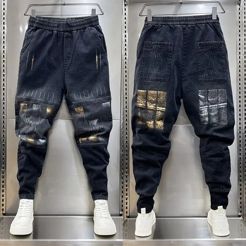 Men’s High Street Joggers – Casual Harem Trousers