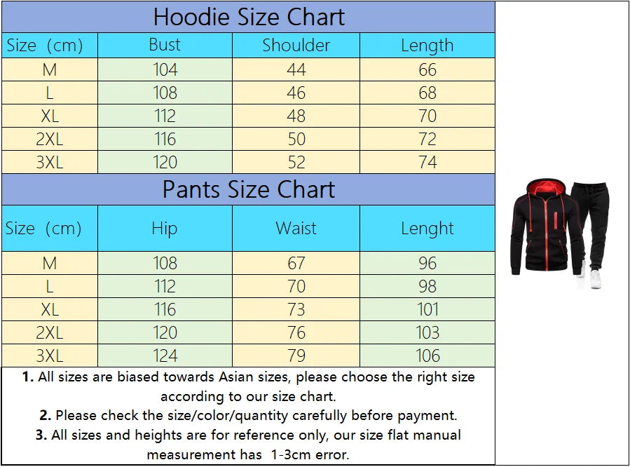 Autumn Winter Tracksuit – Hoodie & Jogger Pants Set