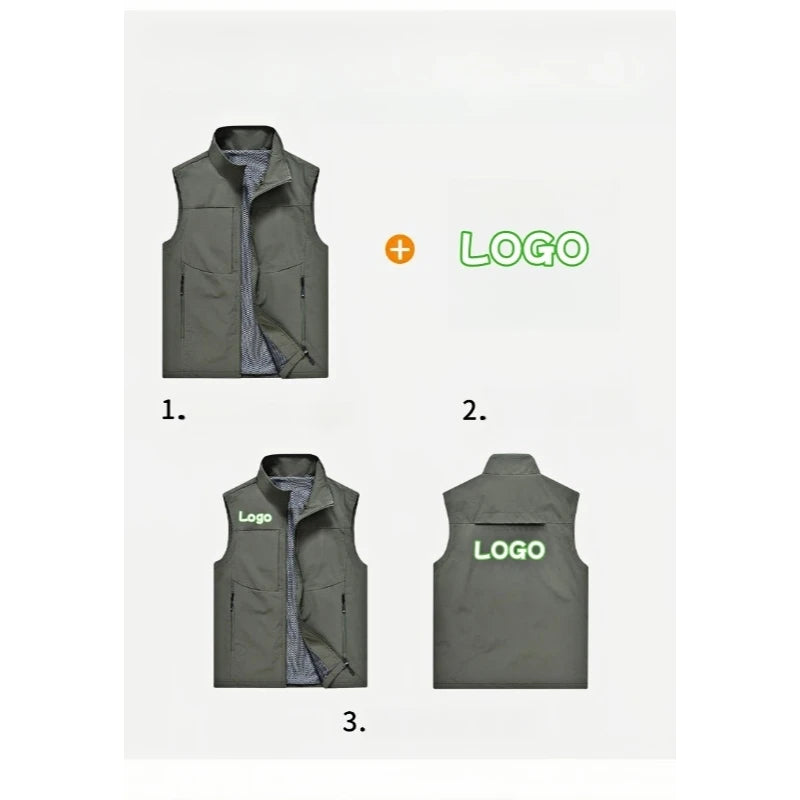 Men’s Winter Fleece Vest – Casual Warm Sleeveless Jacket