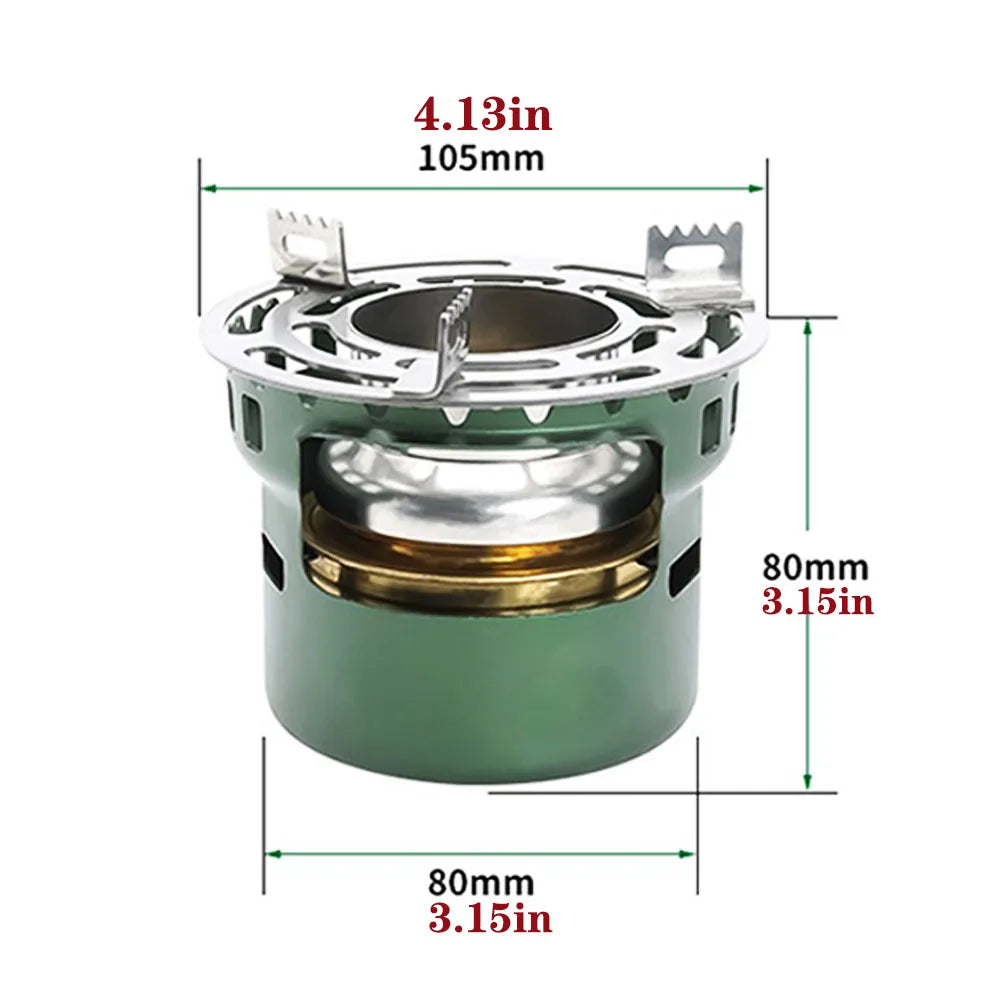 Portable Mini Barbecue Assesories Camp Cooking Supplies Camping Gear and Accessories Alcohol Stove Outdoor Furnace Hiking Sport