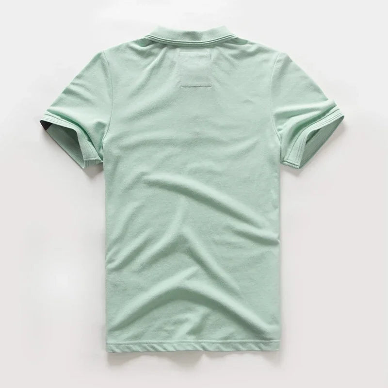 Shirts for Men Summer Cotton T shirts luxury Men Clothing Short Sleeve tee Tops man Simple business Shirt Goth Punk mens shirts