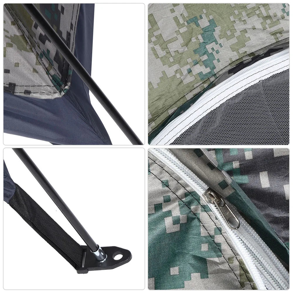 Single-Person Camping & Fishing Tent Windproof Canvas