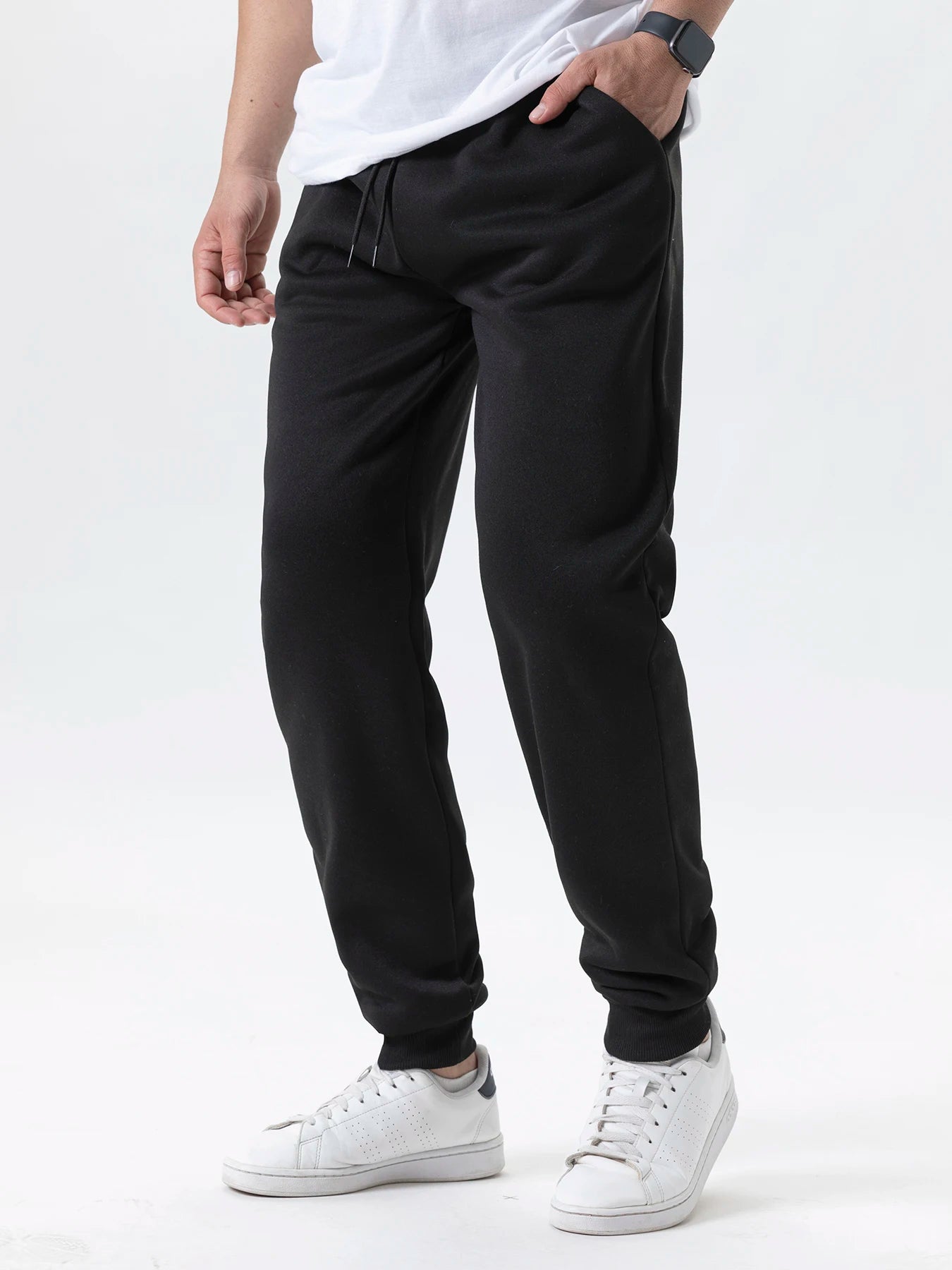 Men’s Fleece Sweatpants – Winter Joggers Gym Casual Pants