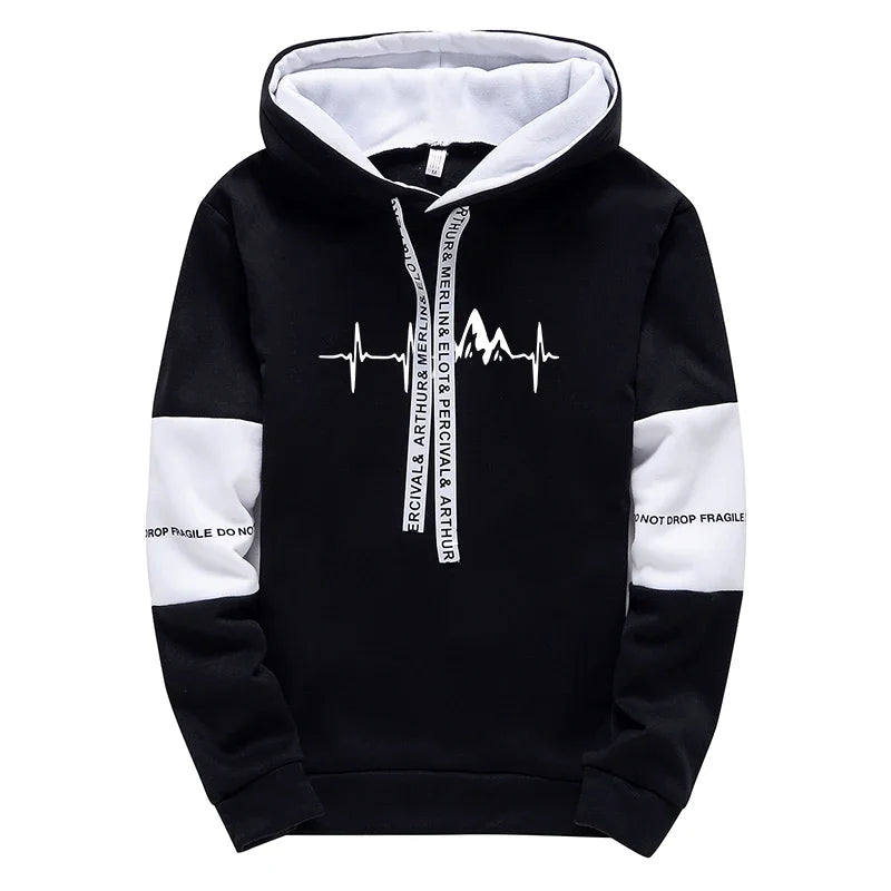 Men’s Tracksuit Set – Casual Hooded Sweatshirt & Joggers
