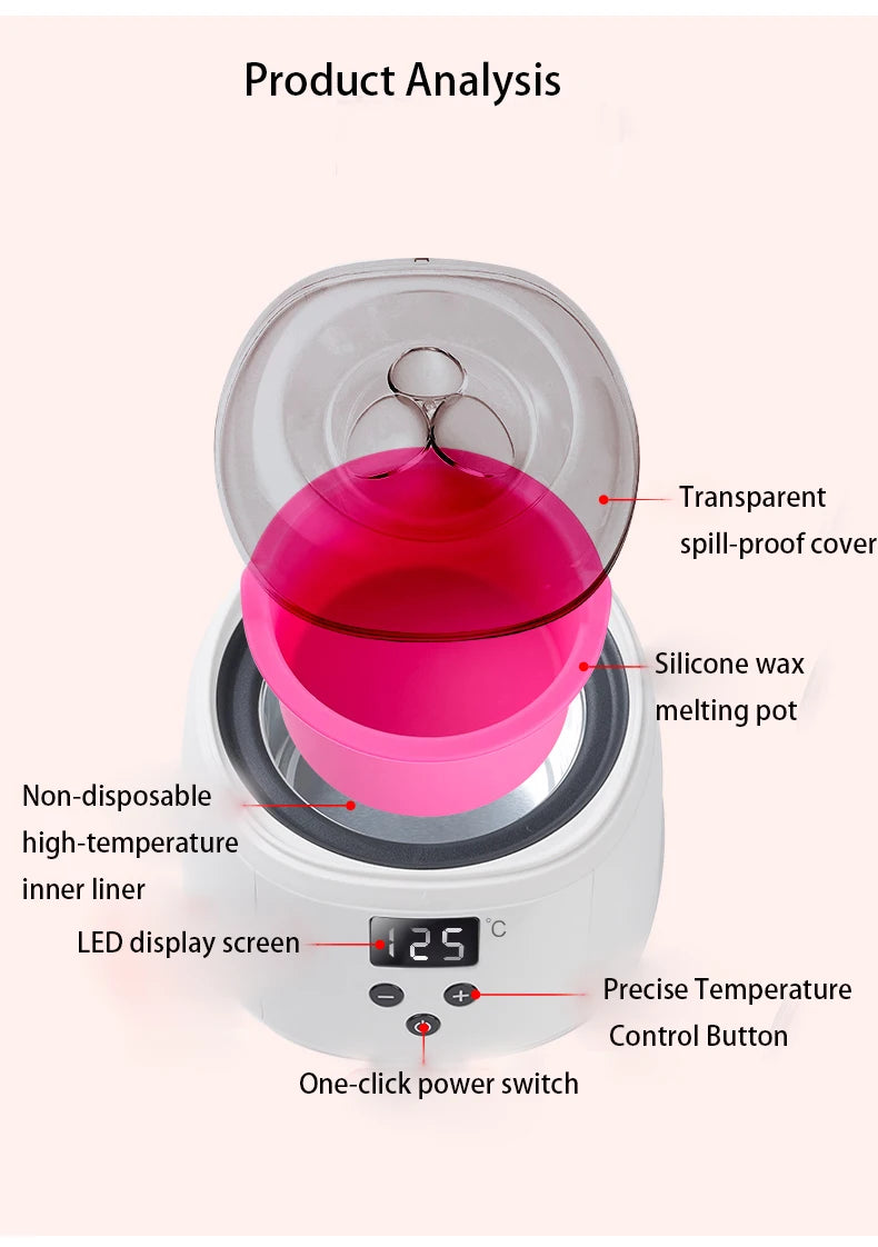 500ml Smart Wax Heater – Hand & Foot Epilator Machine