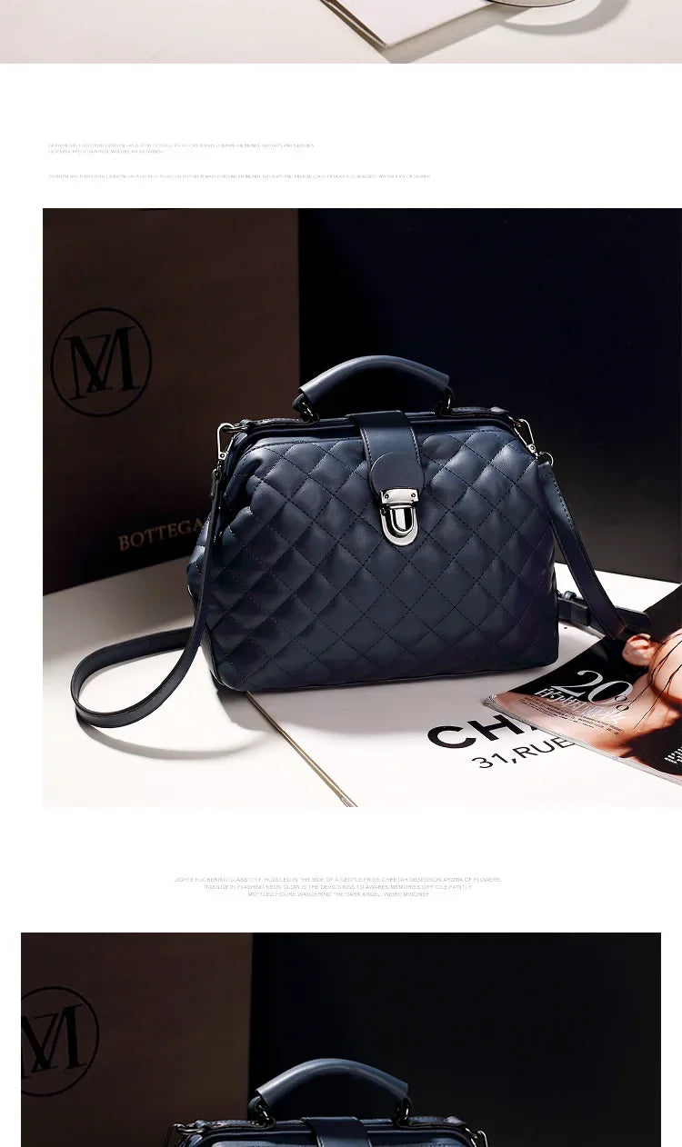 Vintage Argyll Crossbody Bag – Women’s Doctor Handbag