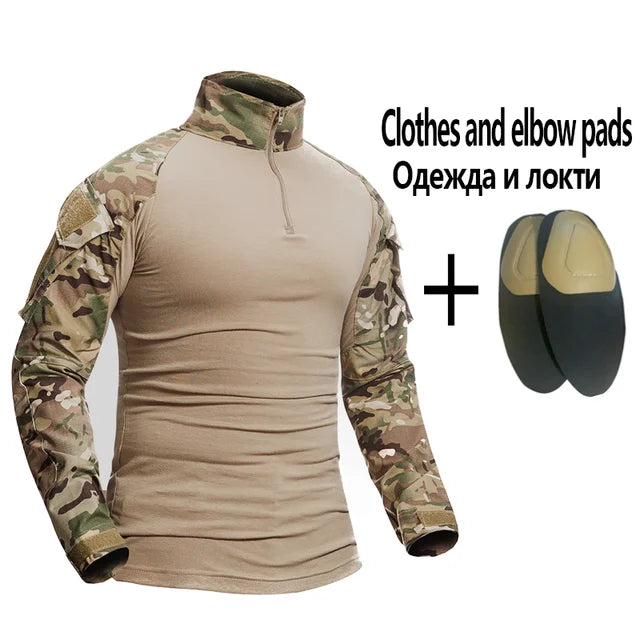 Men’s Tactical Camouflage Combat Suit Set