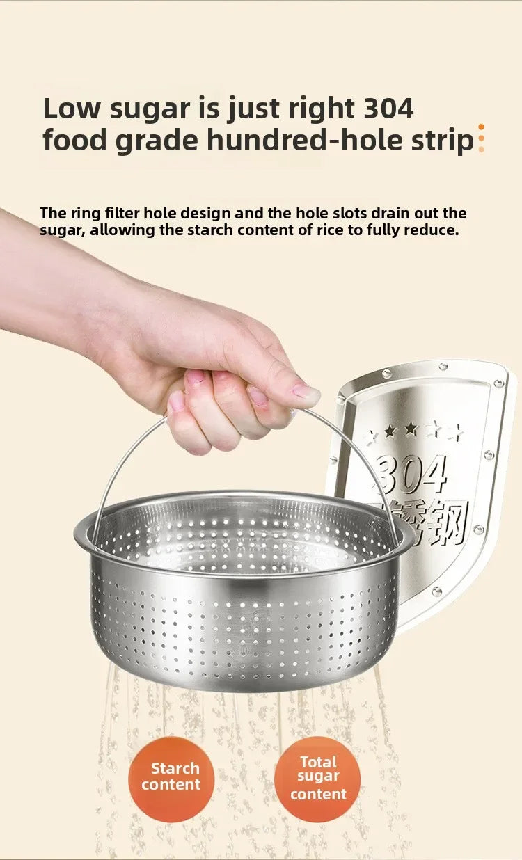 3L Smart Electric Rice Cooker Multi-Purpose Digital