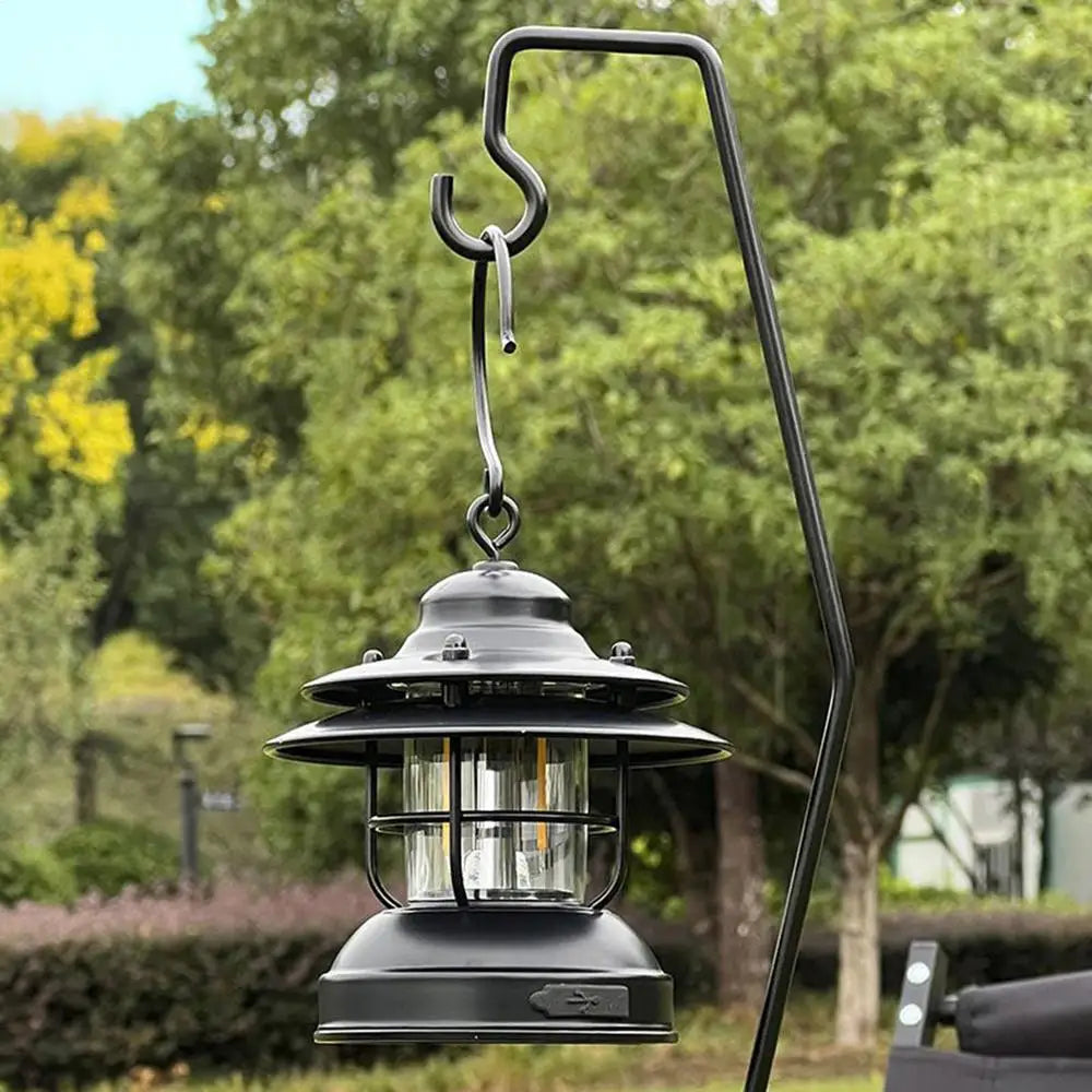 Camping Light Pole Stand Portable Folding Lantern Holder