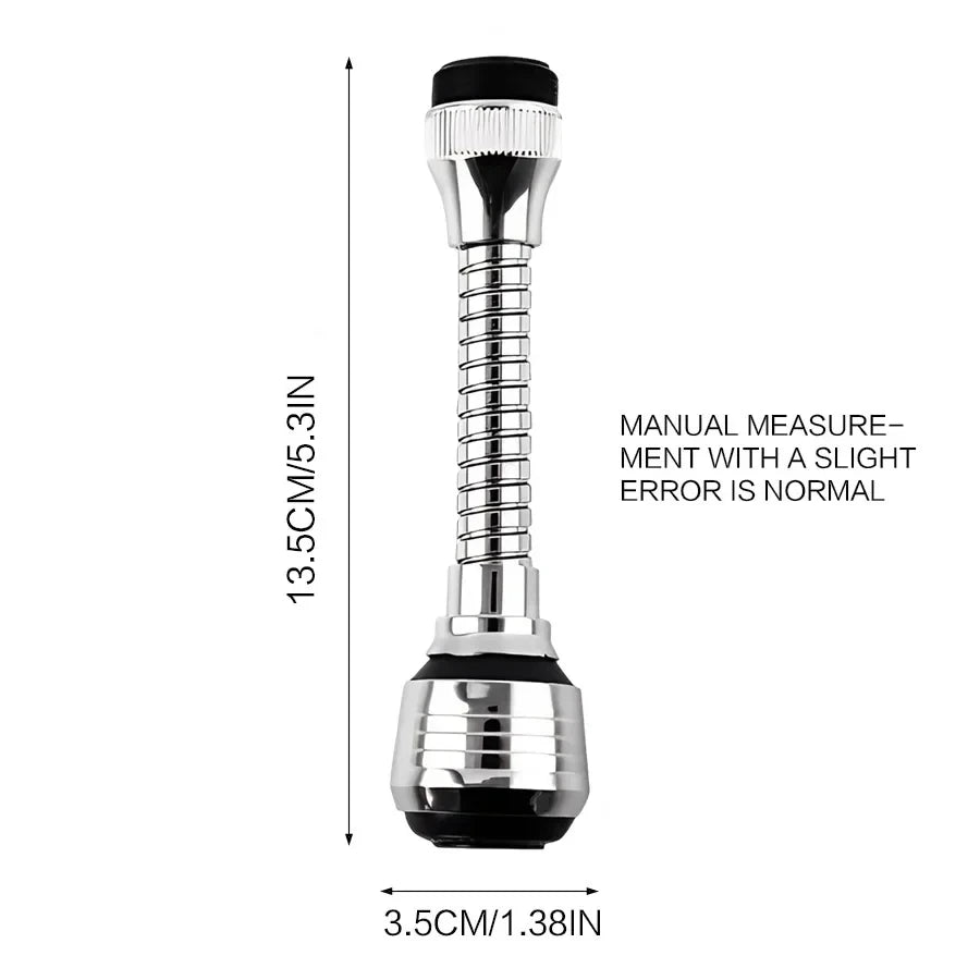 Rotating Stainless Steel Kitchen Faucet Sprinkler Extender