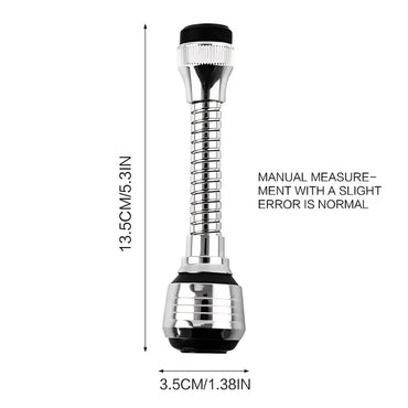 Rotating Stainless Steel Kitchen Faucet Sprinkler Extender