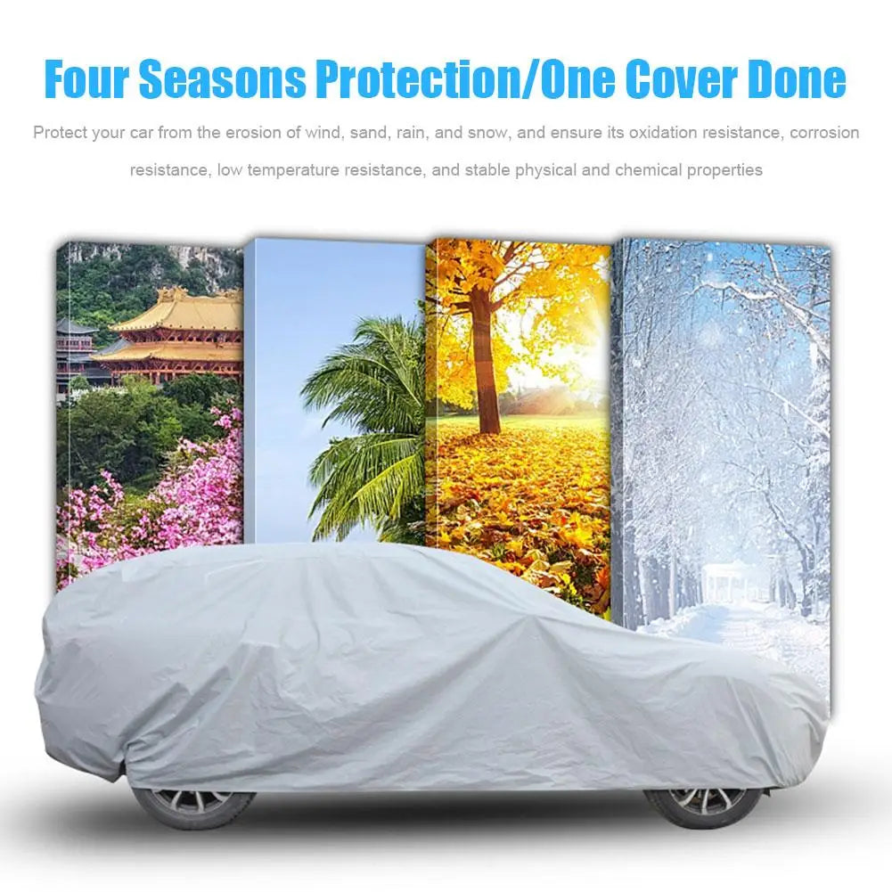 Universal Waterproof Car Sunshade & Dust Cover