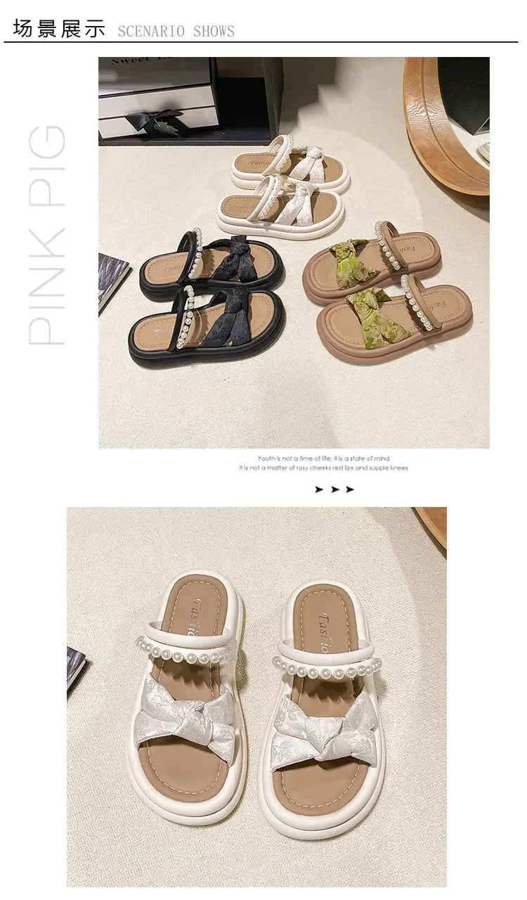 Women’s Designer Summer Slippers – Platform Slides