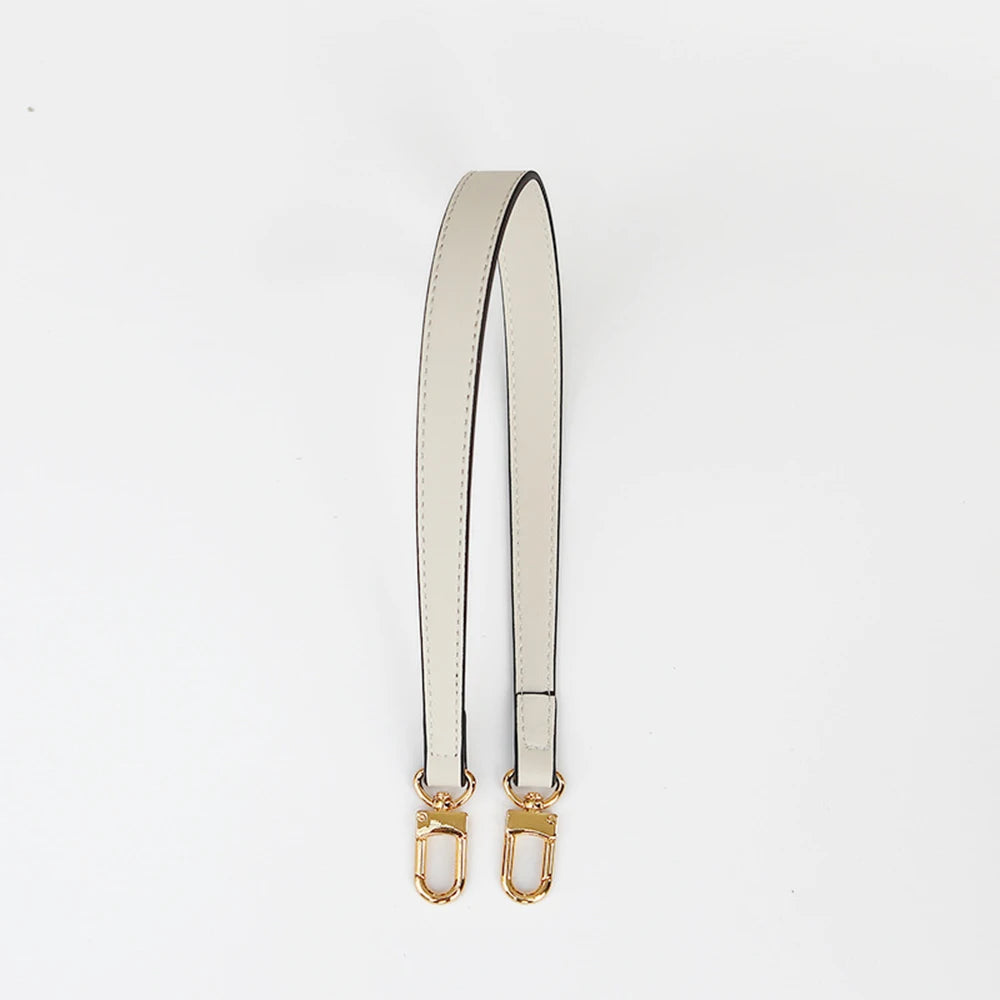 56cm Leather Bag Strap with Golden Buckle – Replacement Belt
