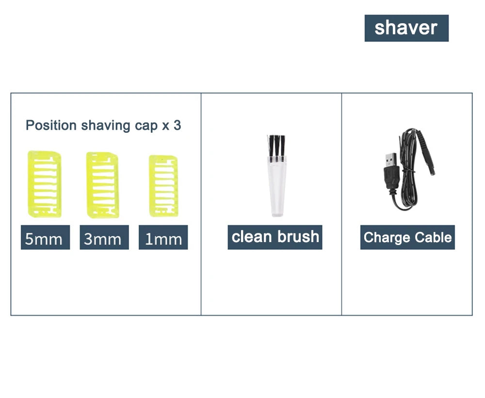 MLG Electric Shaver – USB Rechargeable Full Body Trimmer