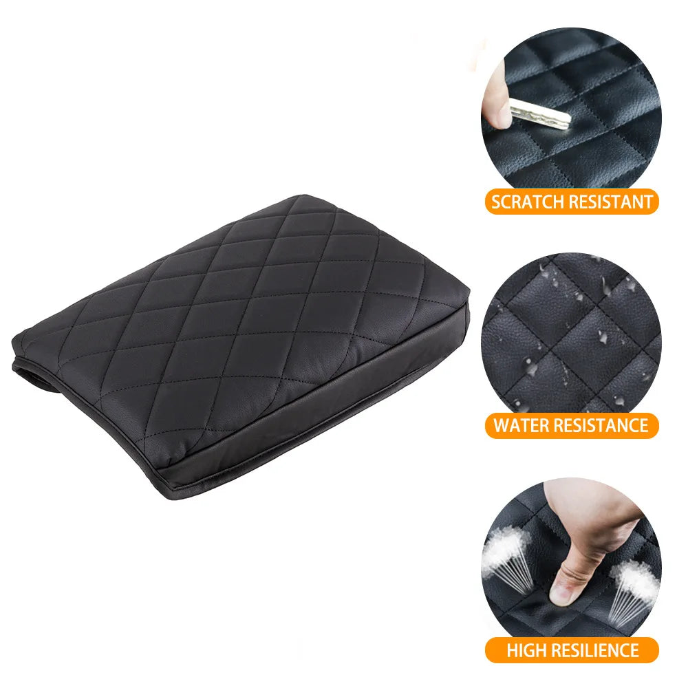 PU Leather Center Console Armrest Cover Tesla Model 3/Y