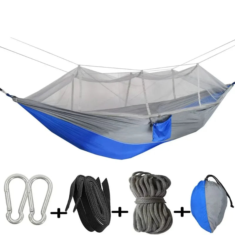 Outdoor camping mosquito net hammock swing camping furniture indoor dormitory outdoor courtyard hammock