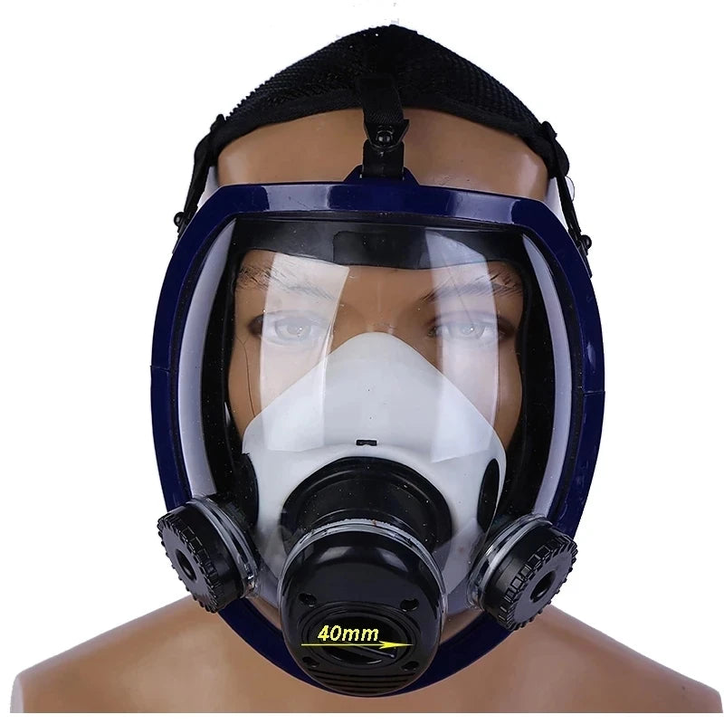 Full Face Gas Mask Respirator with Filter Protection