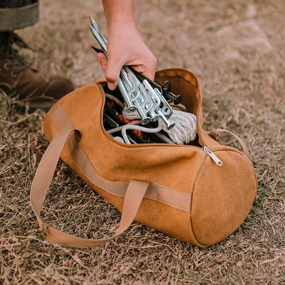 Camping Tools Storage Bag Large Capacity Canvas Tent Stake