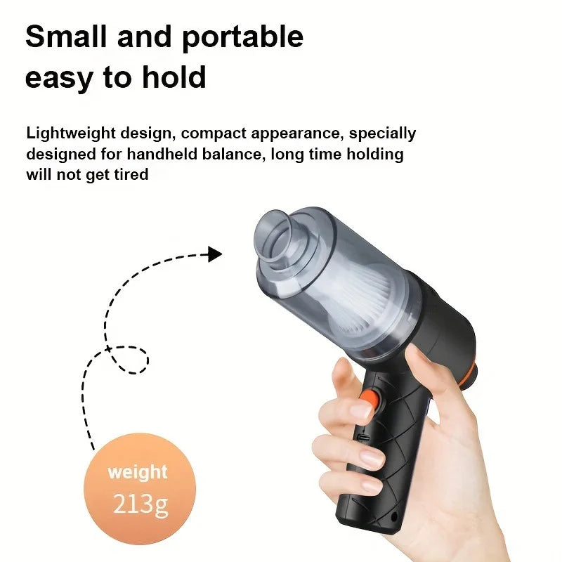 Portable Car Vacuum Cleaner Wireless Handheld Mini