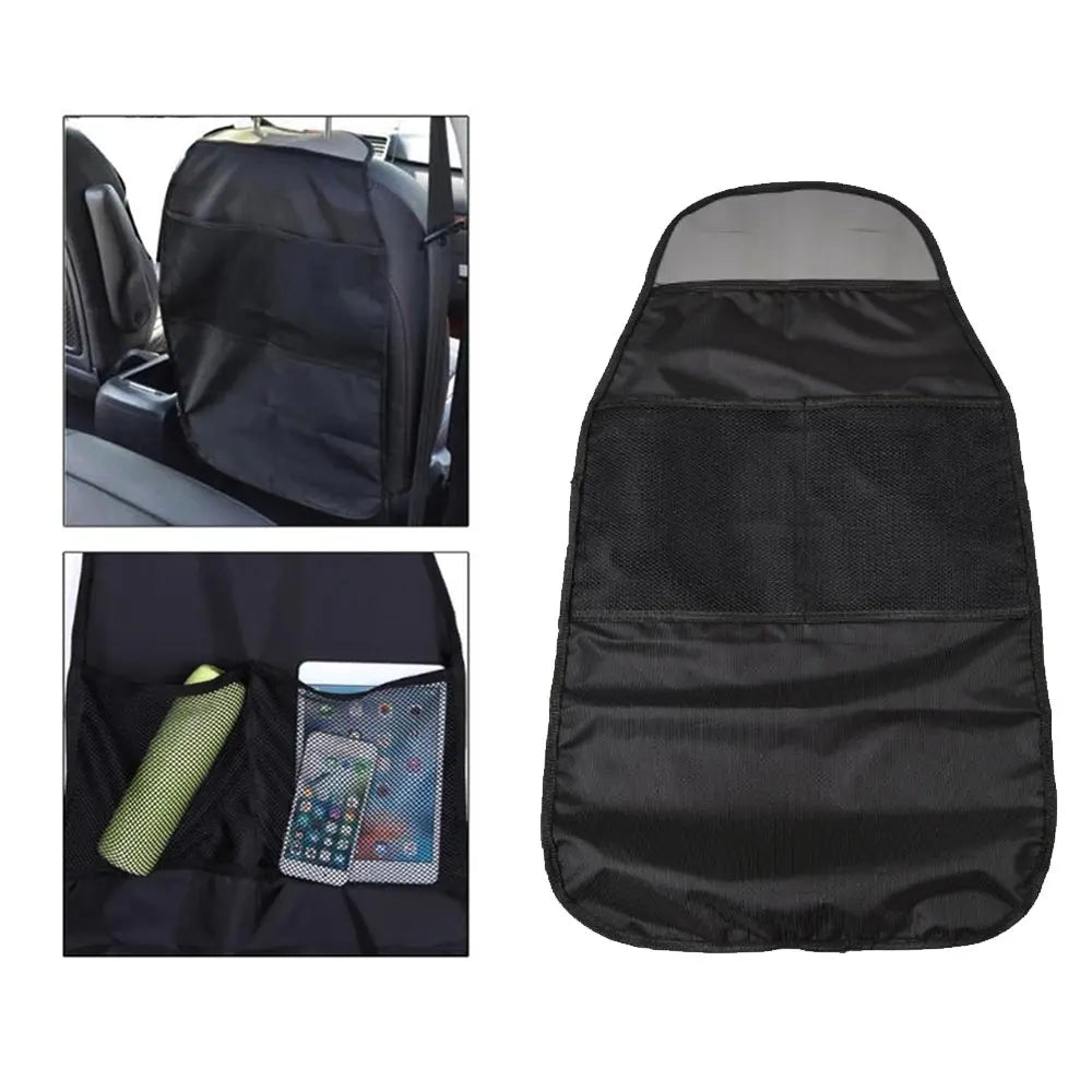 Car Seat Back Protector with Storage Kids Anti-Kick Mat