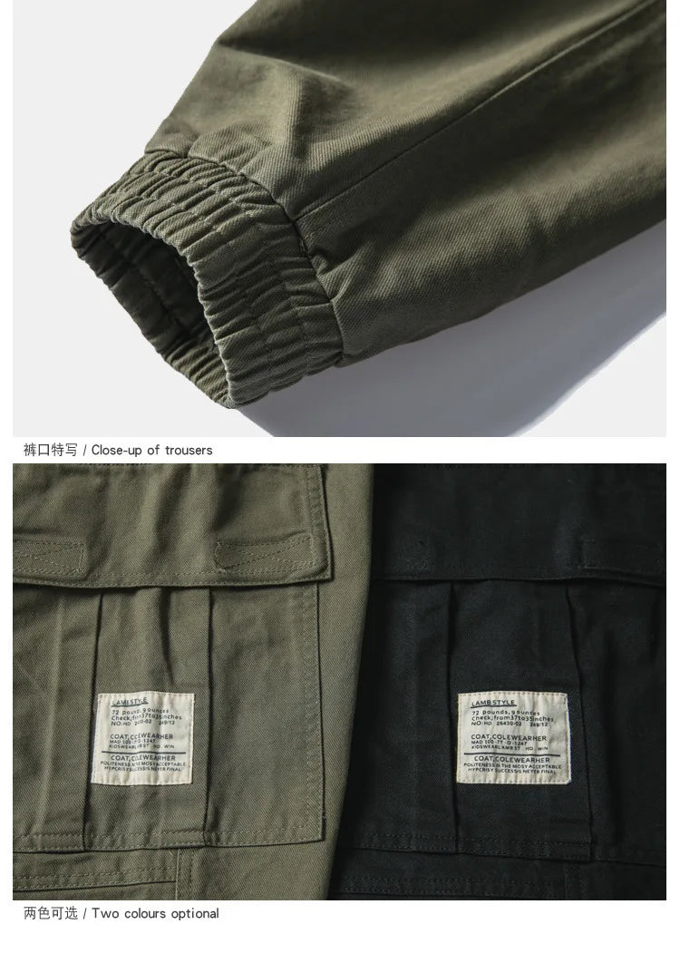 Men’s Cargo Pants – Hip Hop Streetwear Harajuku Joggers