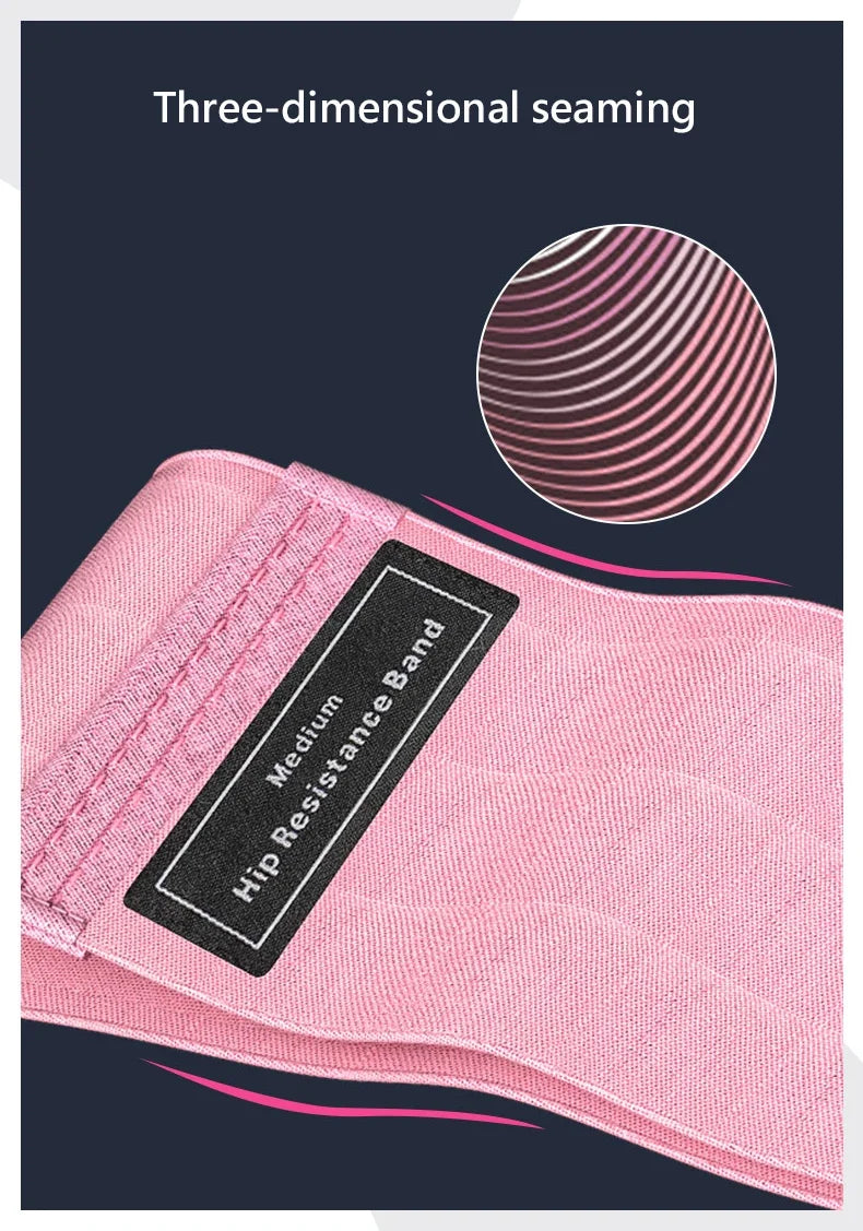 Resistance Bands for Legs & Hips – Fitness Cloth Expanders