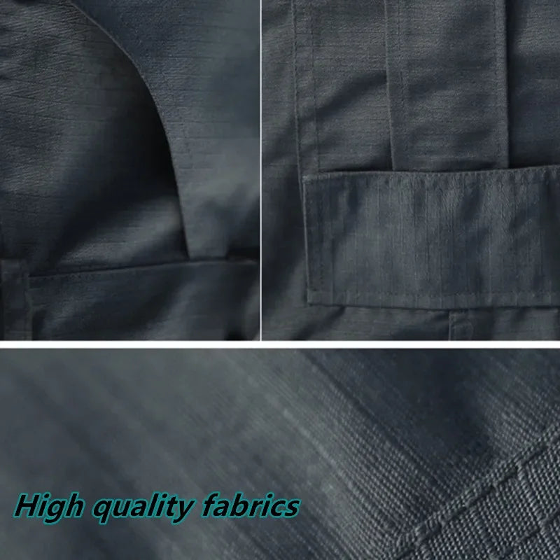 Men’s Waterproof Cargo Pants Multi-Pocket Training Trousers