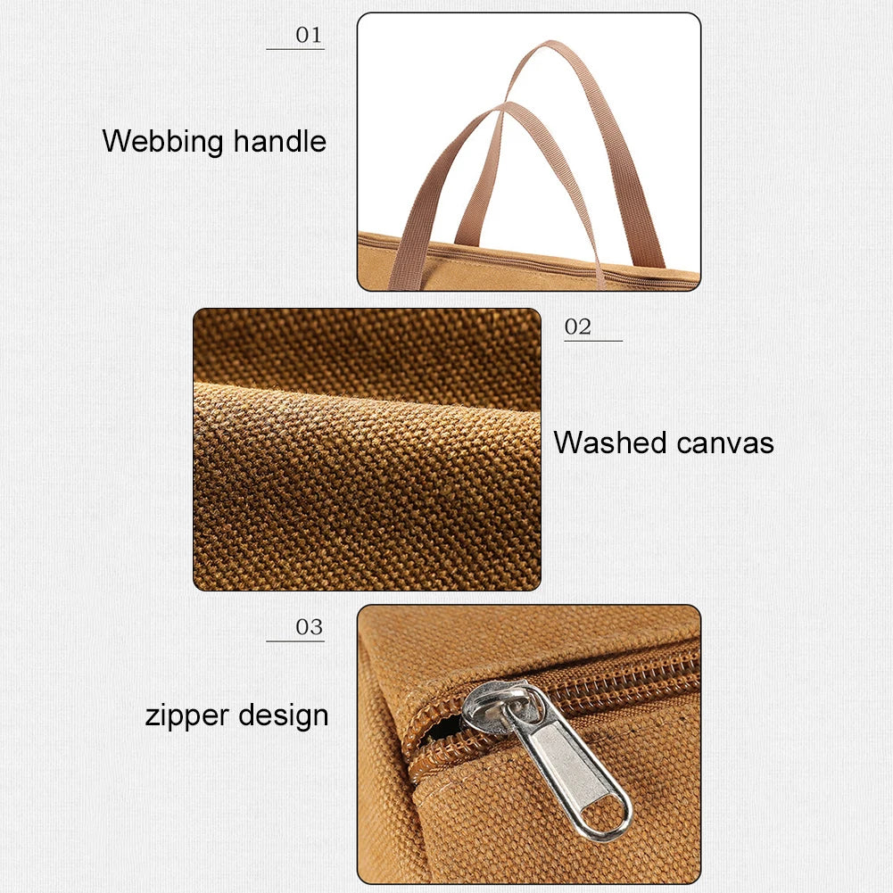 Camping Tools Storage Bag Large Capacity Canvas Tent Stake
