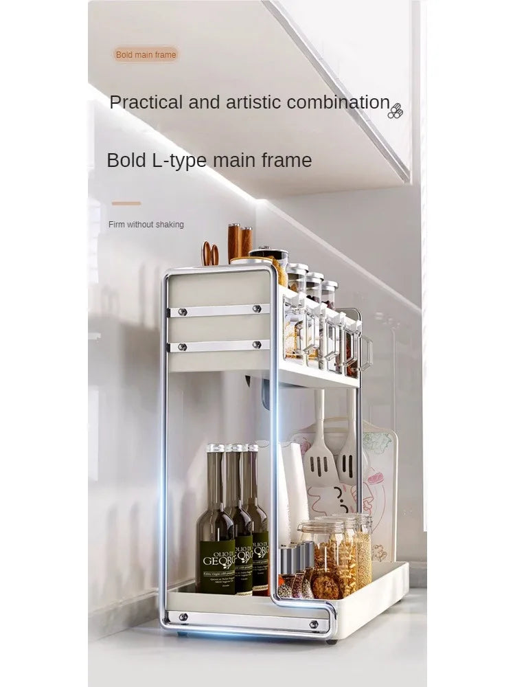 Multi-Functional Kitchen Seasoning & Storage Rack