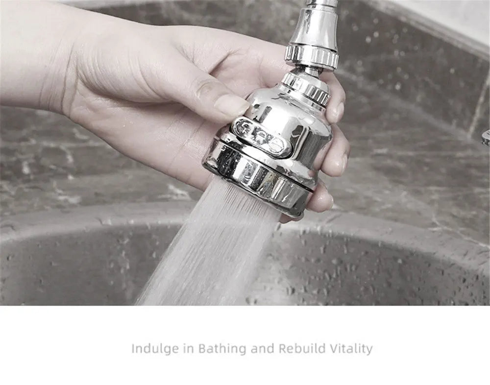 360° Faucet Aerator Nozzle – 3 Modes High Pressure