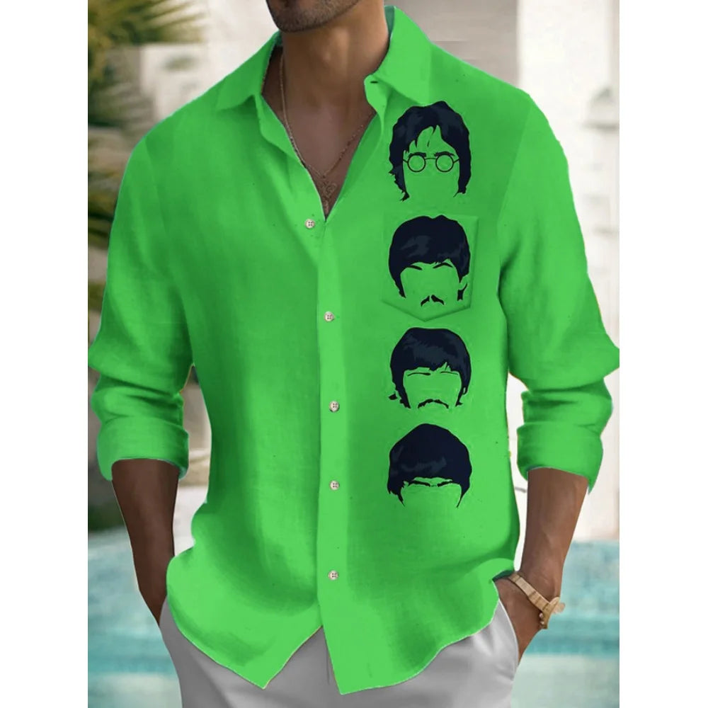 Men’s Hawaiian Shirt – Casual Summer Short Sleeve Top