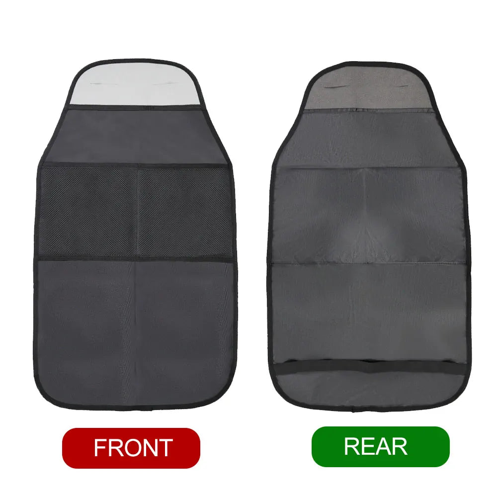 Car Seat Back Protector with Storage Kids Anti-Kick Mat