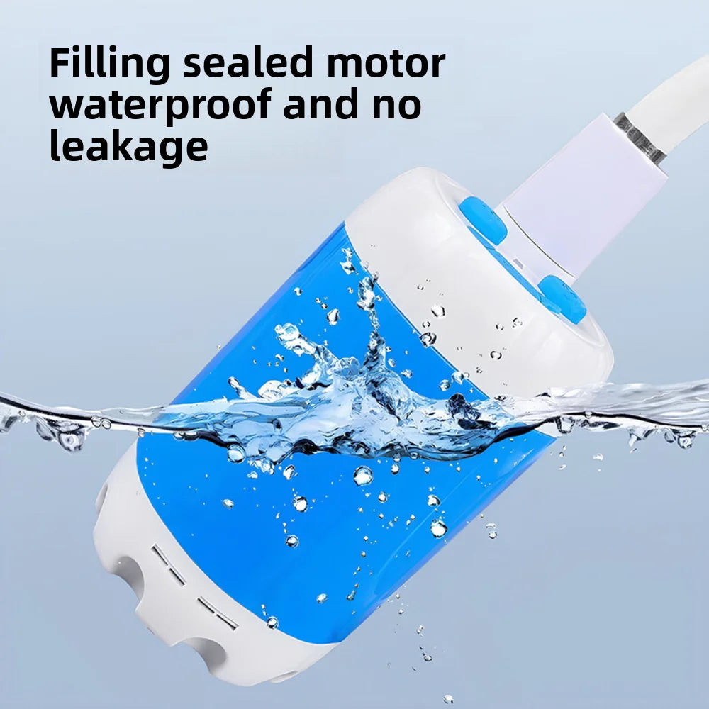 Outdoor Portable Shower Gadget Construction Site Dormitory Camping Simple Mobile Shower Wireless Shower Rechargeable Water Pump