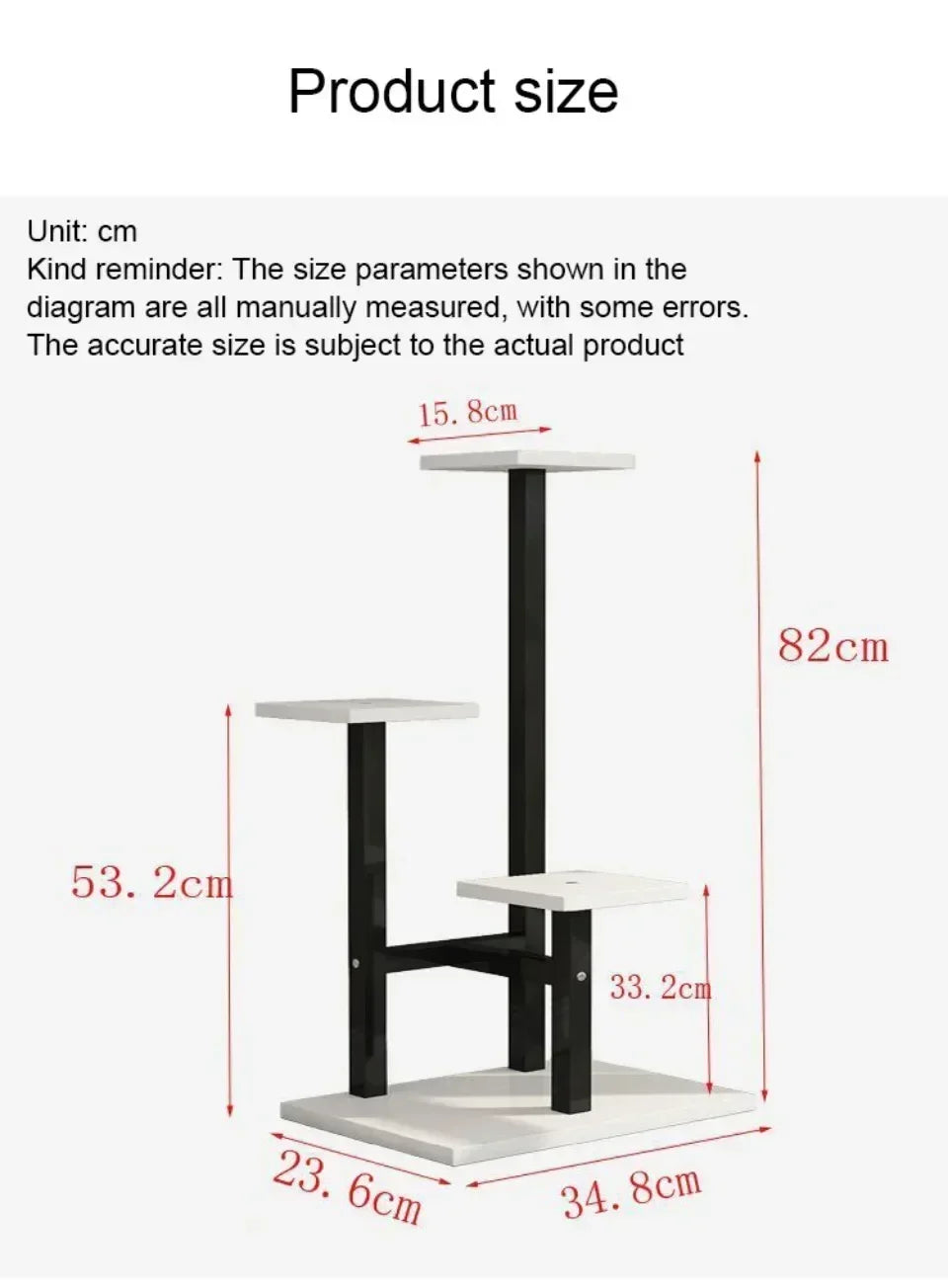 Plant Stand Household Multi-layer Plants Shelves Environment protection Flower Pot Holder Plant Rack Shelves Balcony Flower Rack
