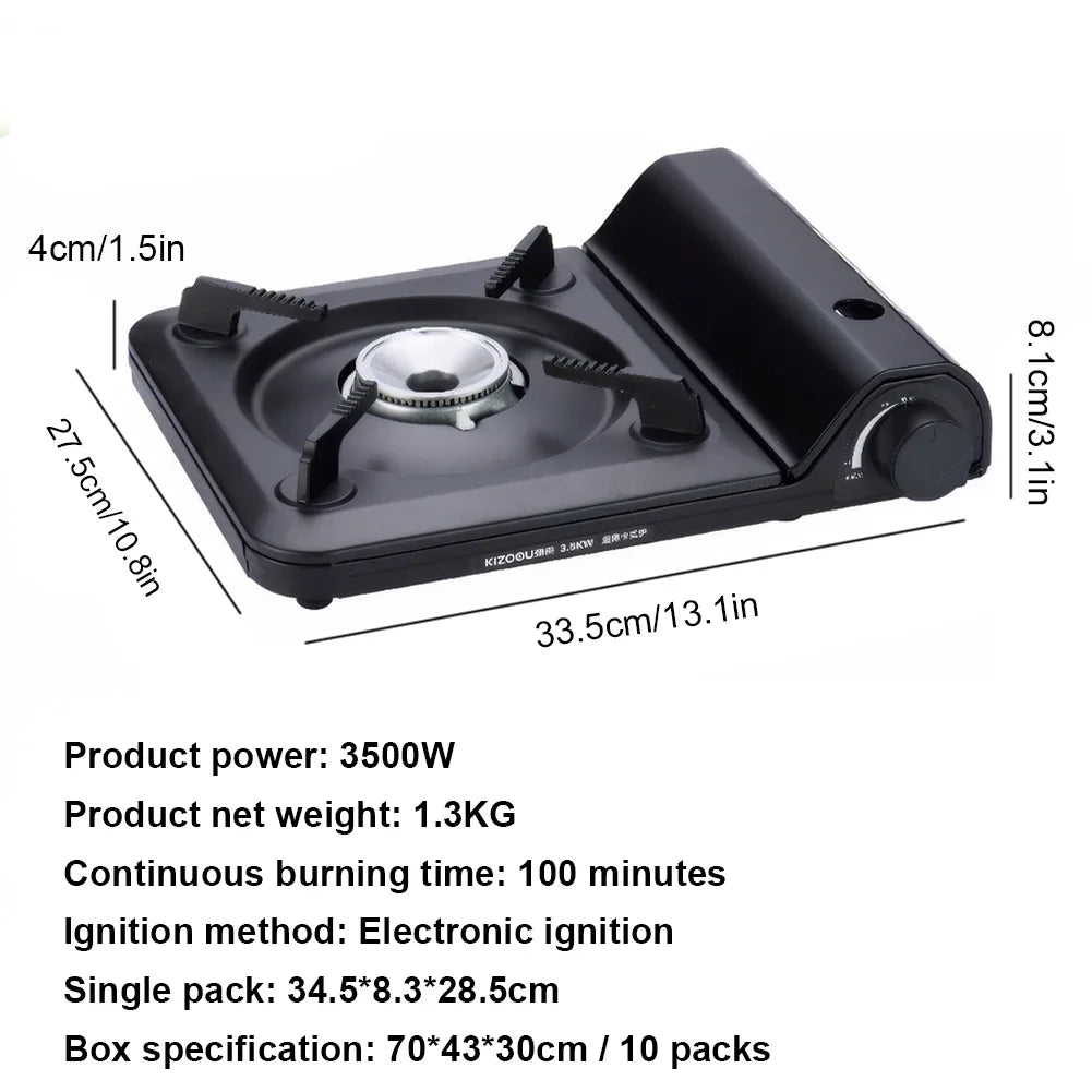 Portable Single Burner Camping Gas Stove Automatic Ignition