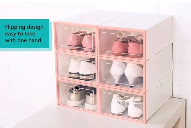 Transparent Drawer Shoe Storage Box – Ladies & Kids
