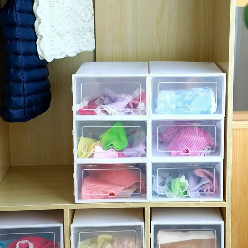 Transparent Drawer Shoe Storage Box – Ladies & Kids