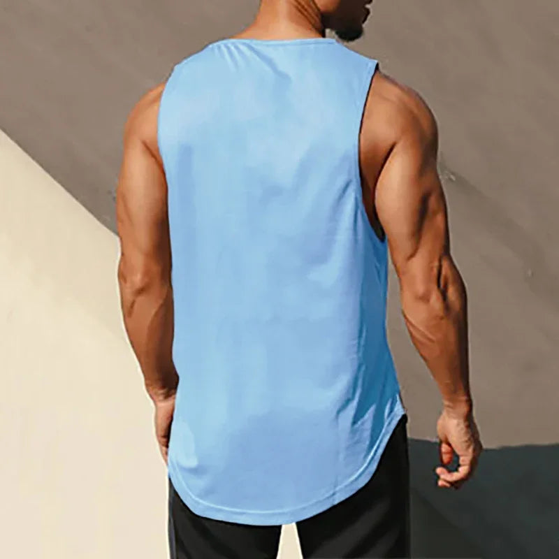 Men’s Gym Sleeveless Tank Top Basketball Vest
