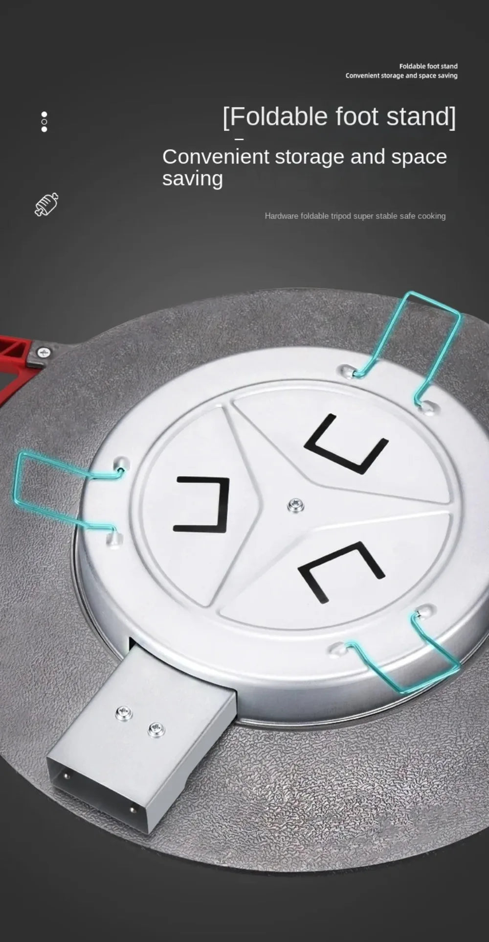 Smokeless Electric Frying Pan & Grill – Nonstick 5-Temp