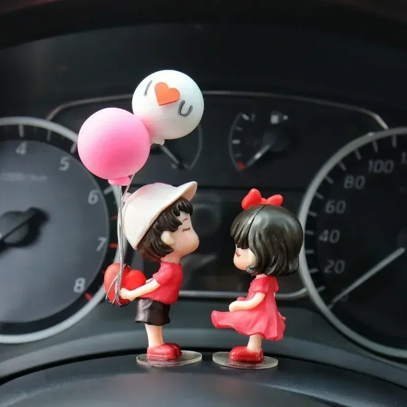 Cute Car Ornament Couple Desktop Decoration Gift