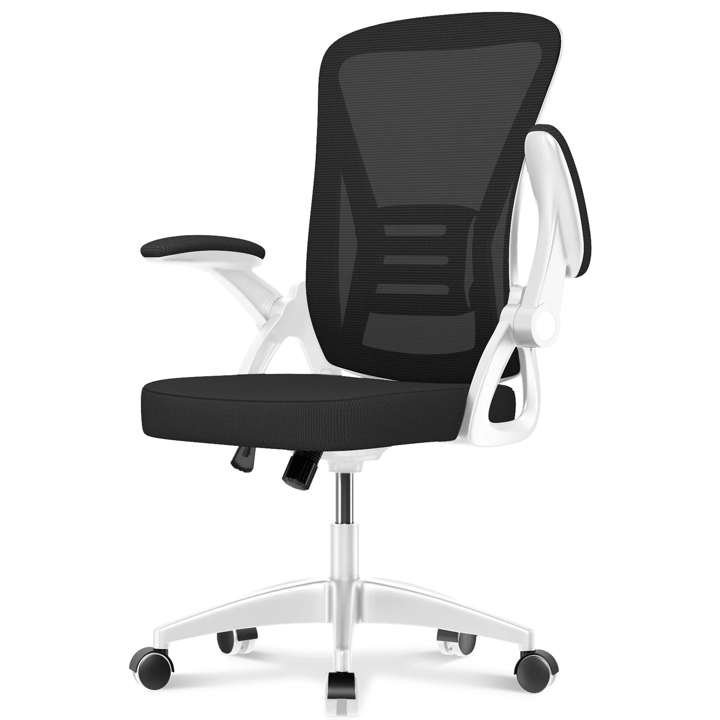 Ergonomic Mesh Office Chair – Lumbar Support & Flip Armrests