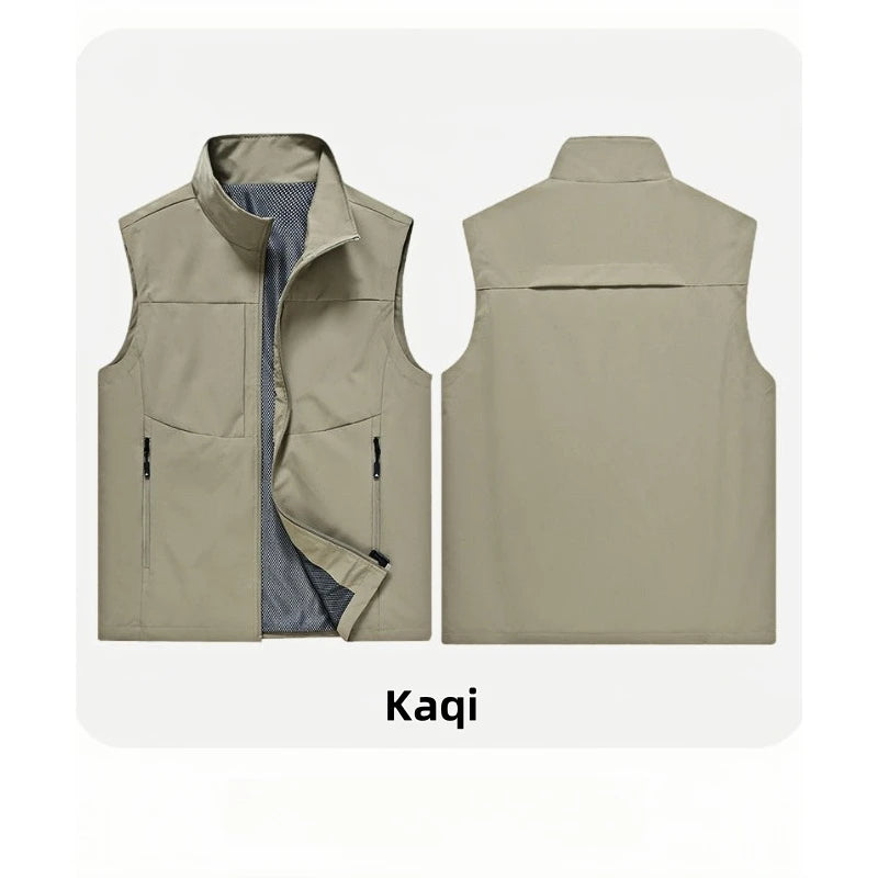 Men’s Winter Fleece Vest – Casual Warm Sleeveless Jacket