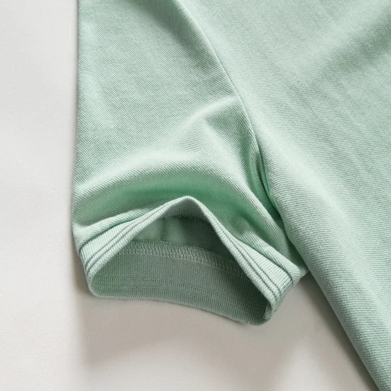 Shirts for Men Summer Cotton T shirts luxury Men Clothing Short Sleeve tee Tops man Simple business Shirt Goth Punk mens shirts