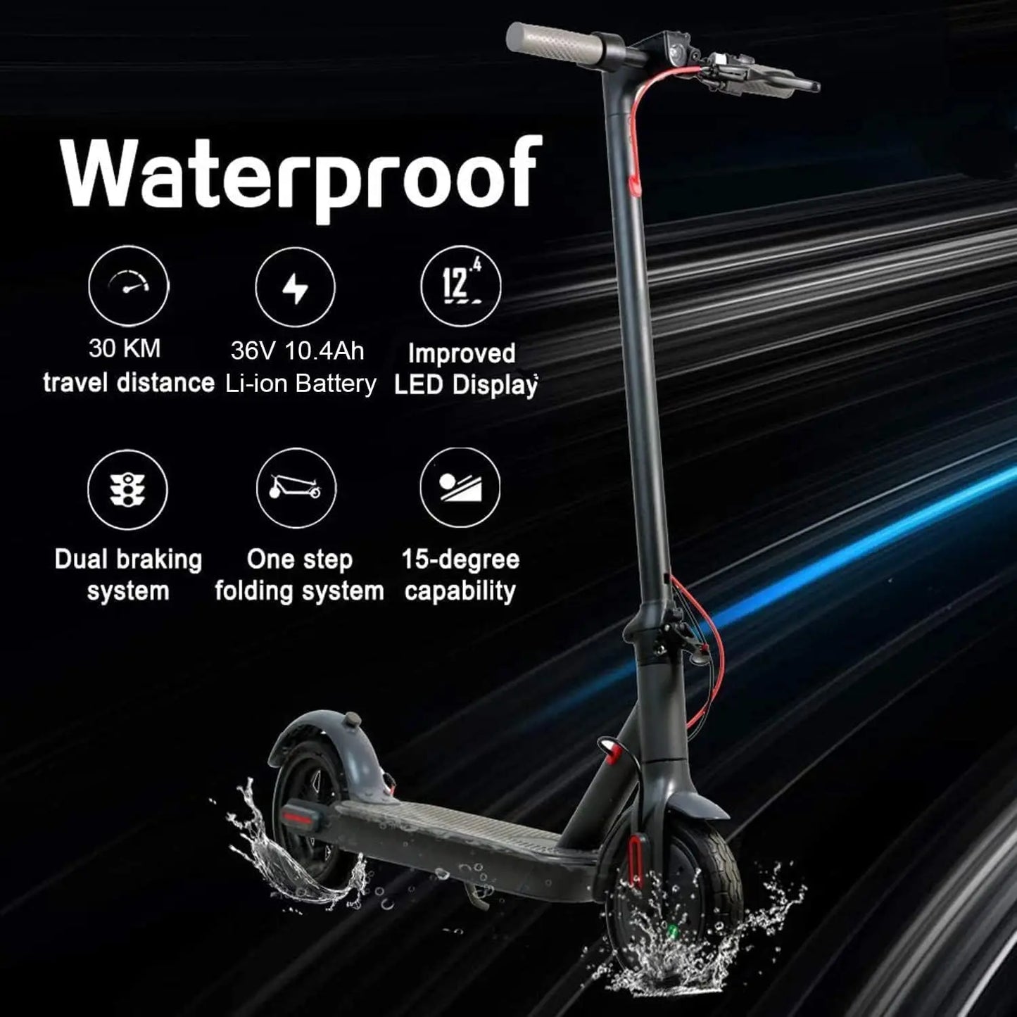 8.5" Foldable Electric Scooter